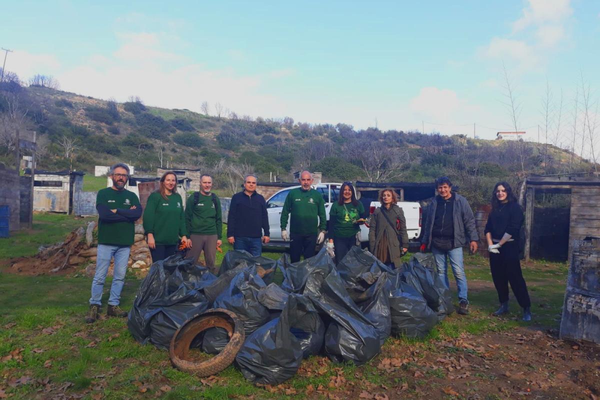 Καθαρισμός της κοίτης του Κηφισού, στο ύψος των Αδαμών